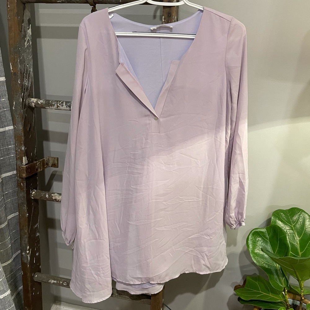 Light lavender honey punch mini dress